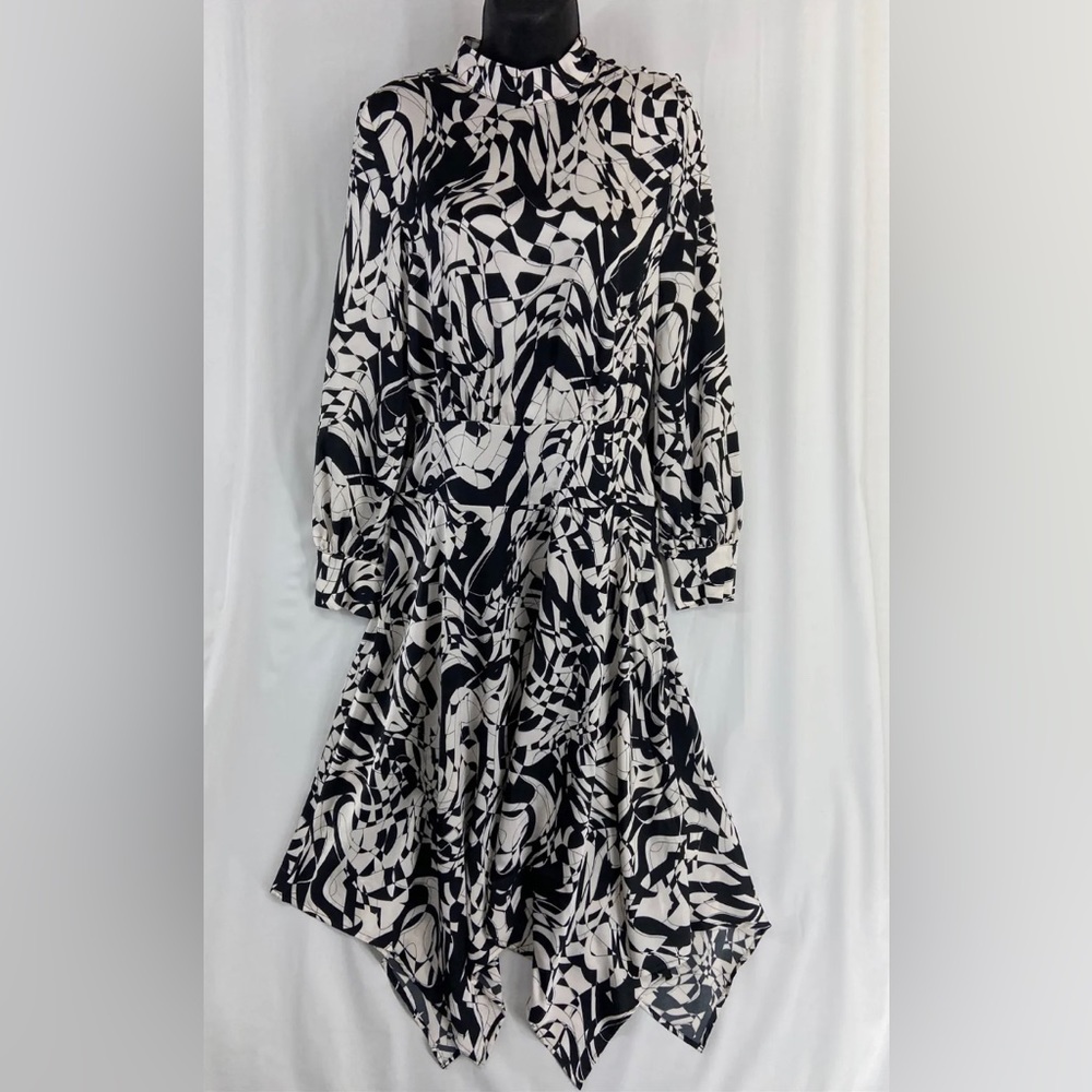 NWT Future Collective Long Sleeve Asymetrical Dress XS